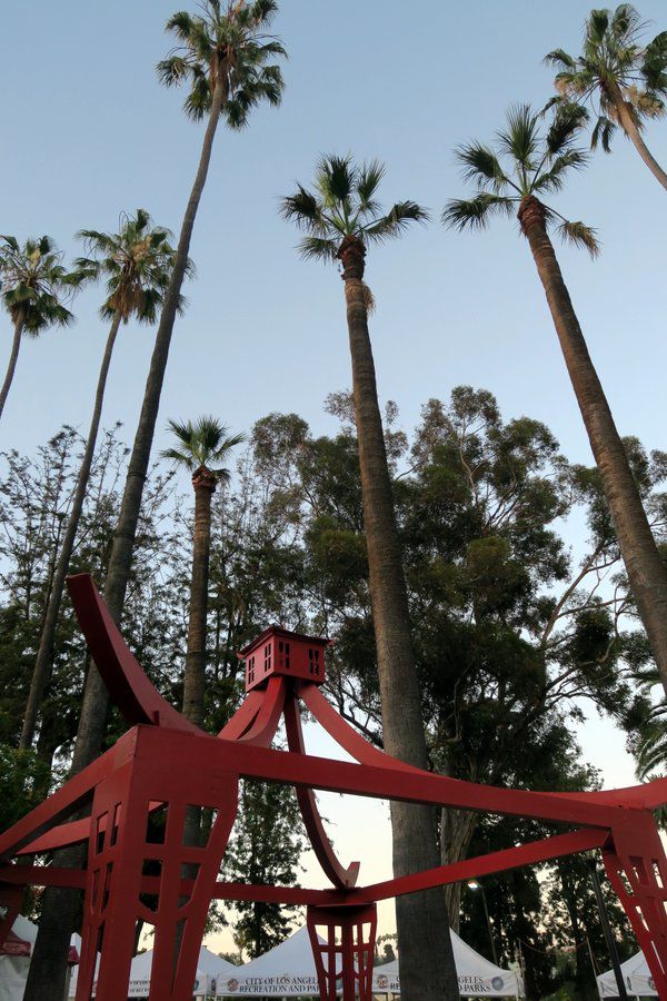 2019 Echo Park Lotus festival decor